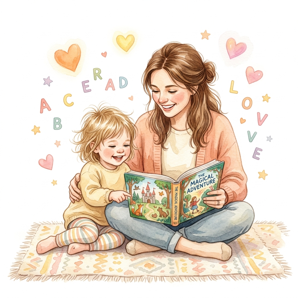 Mẹ và bé cùng học tiếng Anh