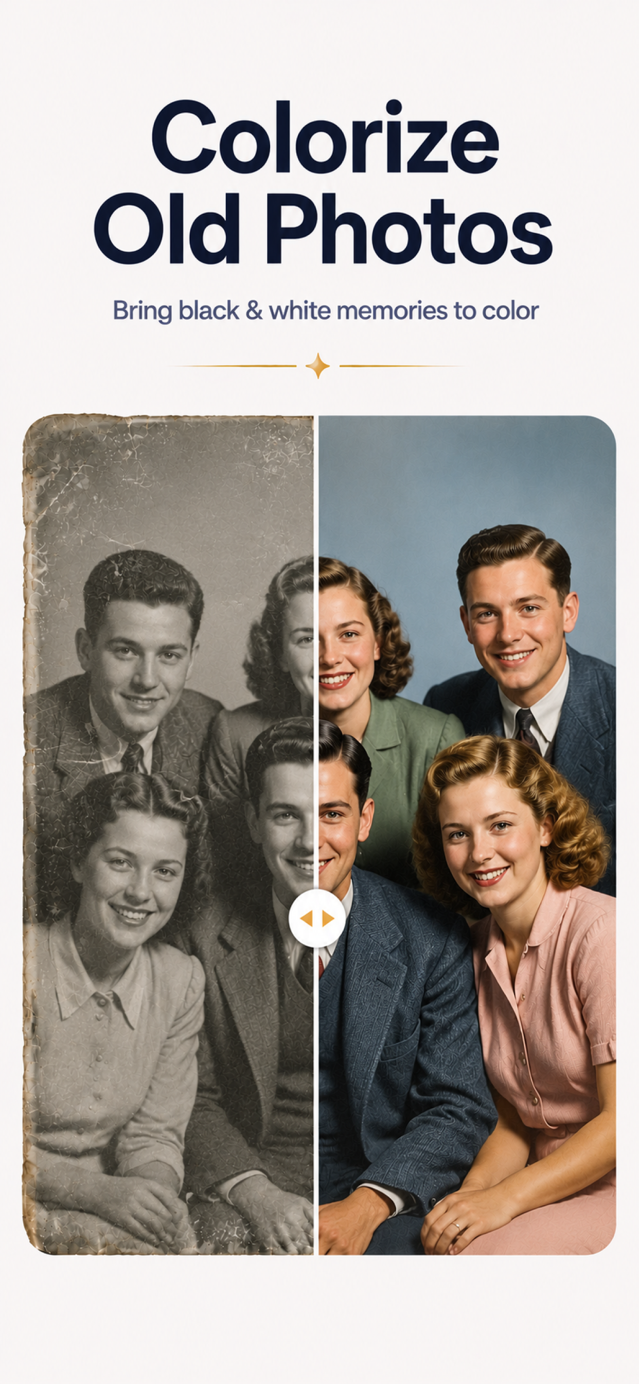 Colorize black and white photos