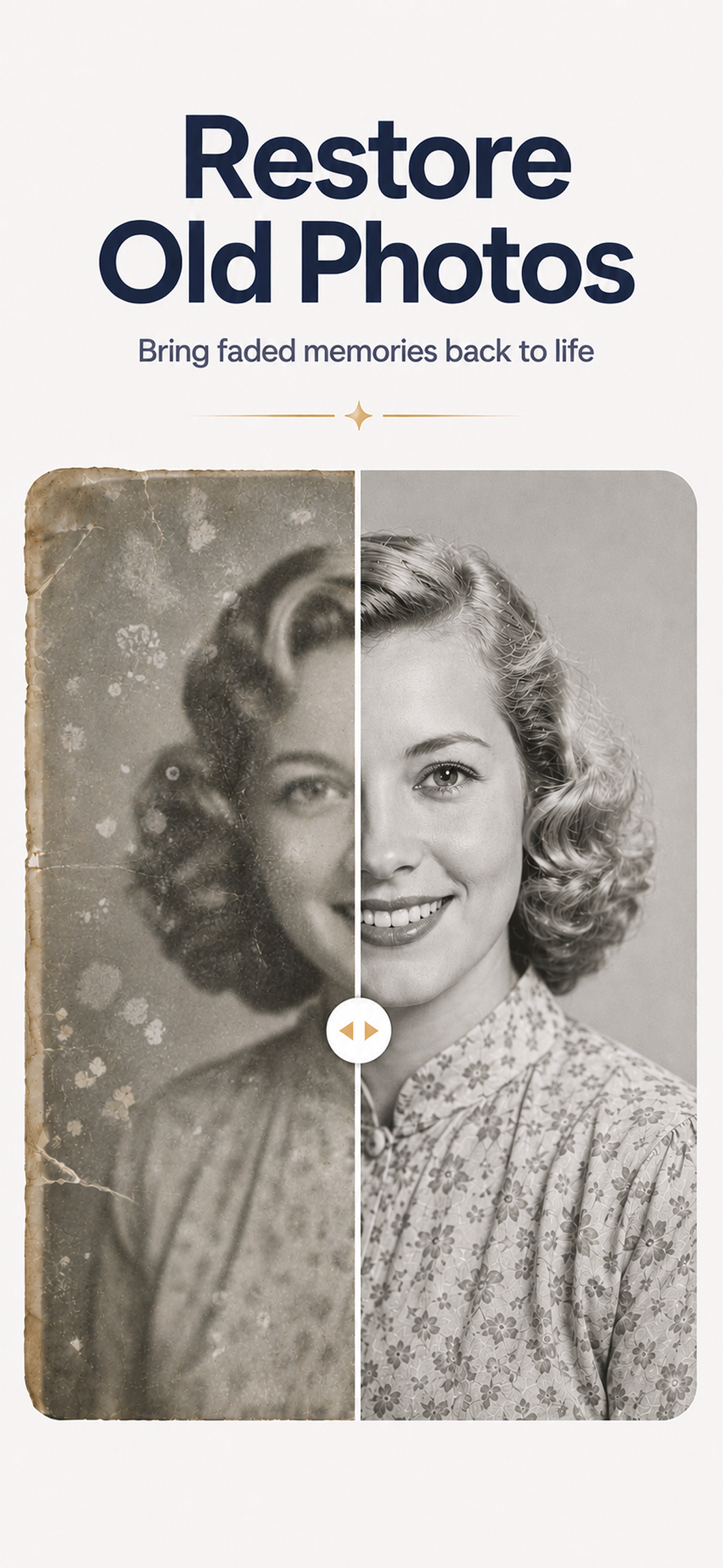 Restore old photos